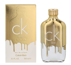 CK One Gold Eau de Toilette – Unisex Aromatic Blend – Rich Notes of Bergamot & Wood